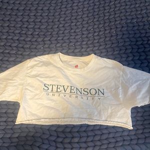 Stevenson U Cropped Tee